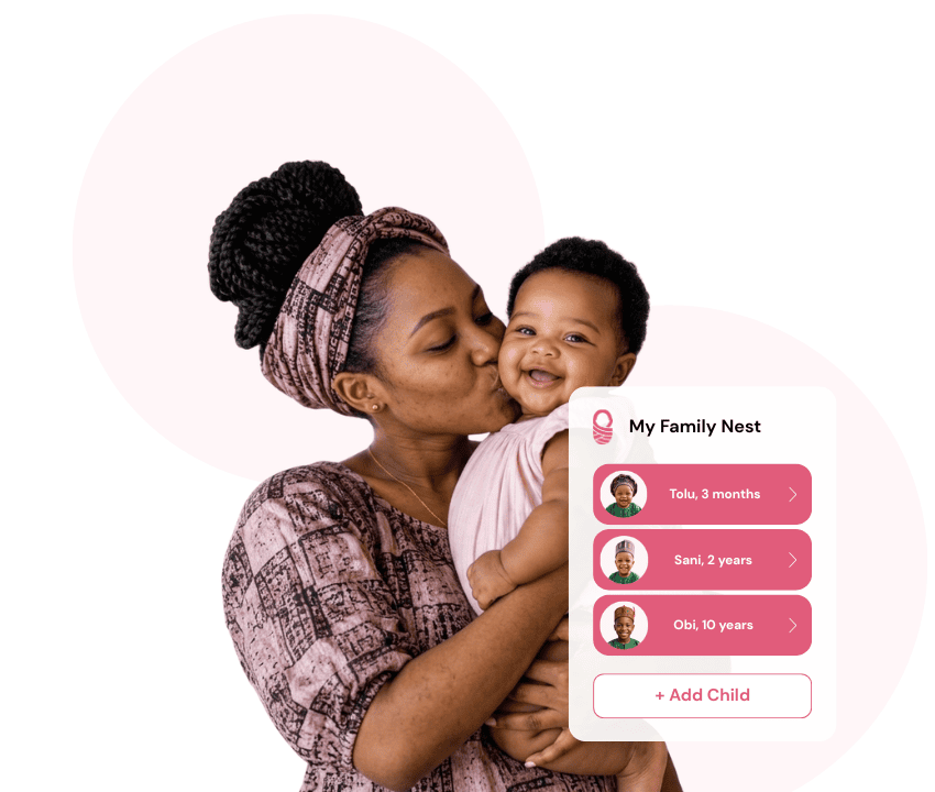 Nesterr - Mom smiling and kissing her baby