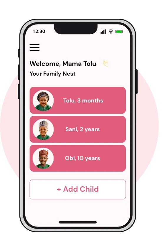 Nesterr mobile app ui